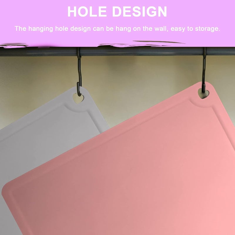 Mudocp Silicone Placemats for Toddler, Non-Slip Baby Table Mat for Restaurants, Dishwasher Safe & Travel Ready | 2 Pack Wipeable Kids Placemats for Dining Table (Peach, Grey) - Image 4
